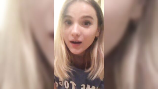 Sister shows her brother her naked athletic body - 1 image