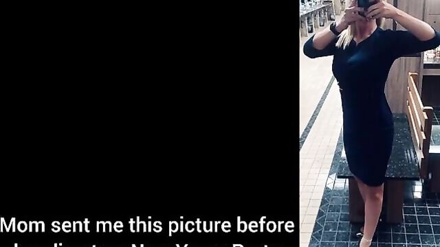 Mom sent this photo to her son before going to the New Year's party - 1 image