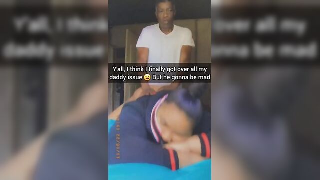 My dad finally came back after going to get milk and fucked me with his big cock - 5 image