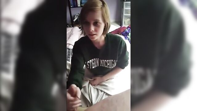 Cute daugher enjoys Daddy's dick homemade