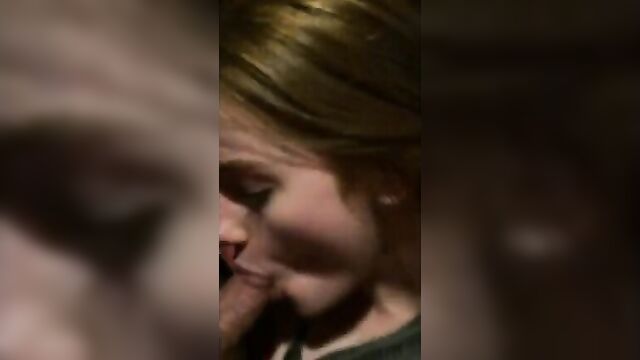 Sister blows Brother's Dick homemade