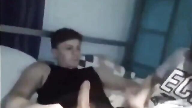 Sexy sister gives her brother a perfect handjob - 4 image