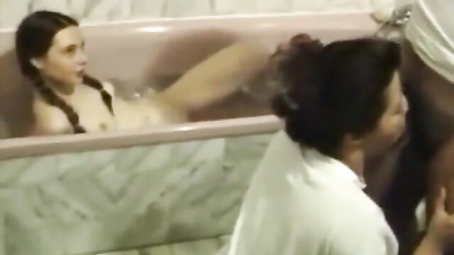 Real mom sucking sons dick in front of daughter - 2 image