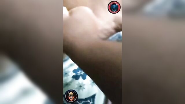 Horny son put cream on mom’s pussy - 1 image