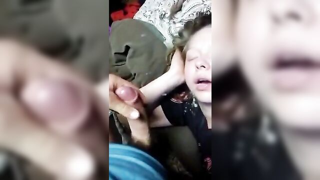 Pranking my sleeping sister turned into hot cumshot - 3 image