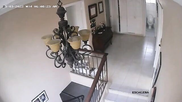 Daughter naked in front of mother ip cam - 1 image