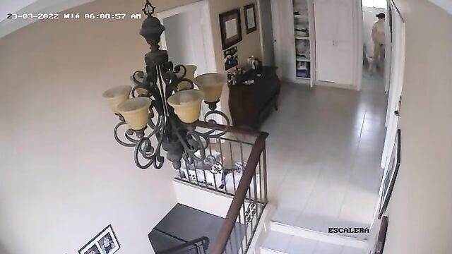 Daughter naked in front of mother ip cam - 5 image