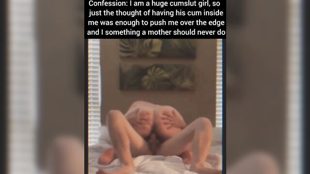Fat mom rides her son's dick - 4 image