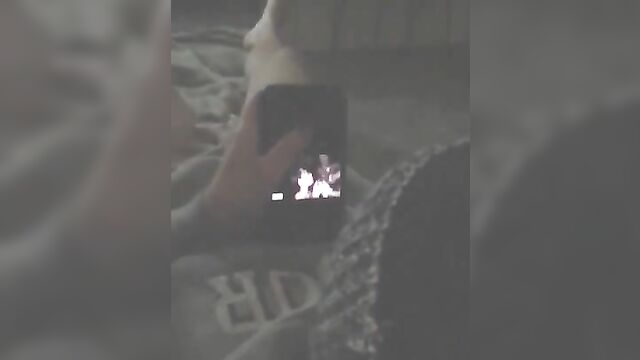 Real brother caught his sister watching porn and fingering homemade - 3 image