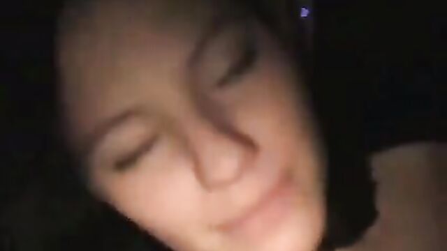 Daughter slides her lips over daddy's dick - 1 image