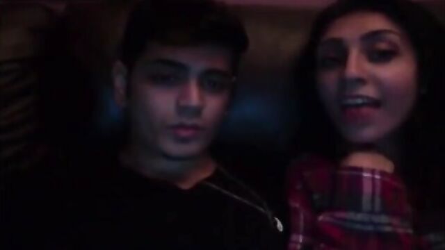 Brother and sister fuck at home on webcam