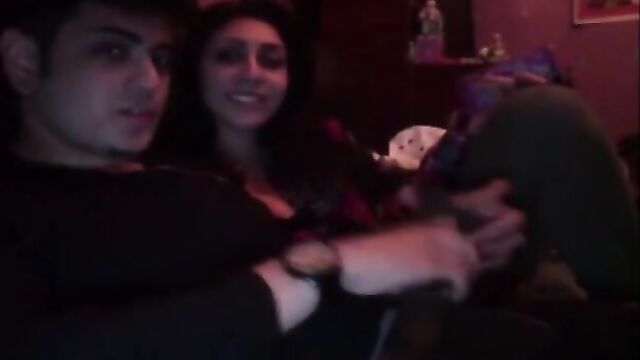 Brother and sister fuck at home on webcam - 3 image