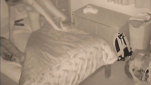 Real mother sneaks into the son’s bed during the night