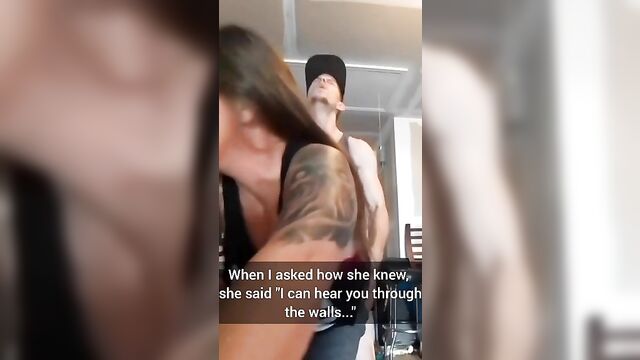 Son fucks mom in the garage and cum in her - 4 image