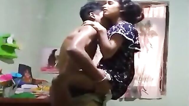 Asian brother and sister fucking at home