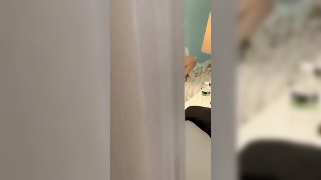 Brother Spying at sister's masturbation - 4 image