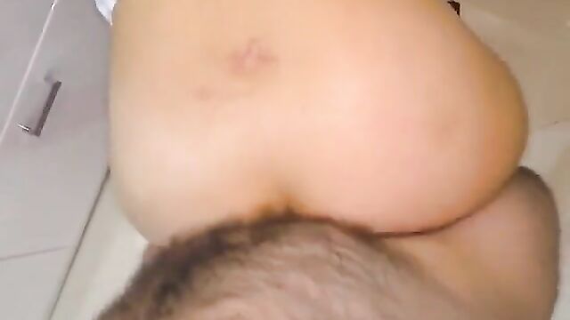 Son Fucks his mom in the kitchen - 5 image