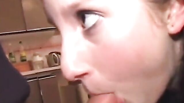 Daddy Teaches Daughter How To Suck Dick - 1 image