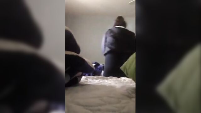 Son Records Mom Sucking His Cock On Hidden Camera - 1 image