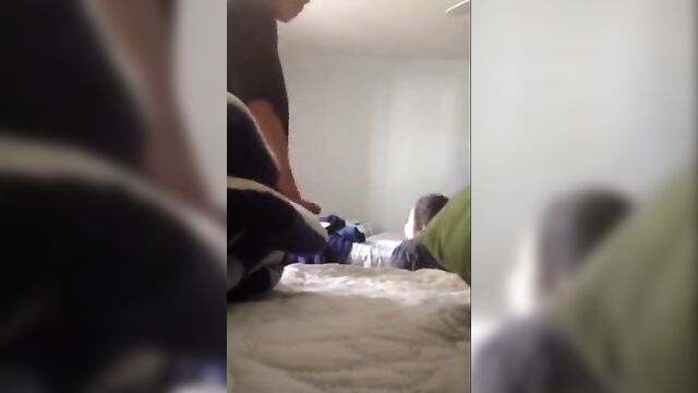 Son Records Mom Sucking His Cock On Hidden Camera - 5 image