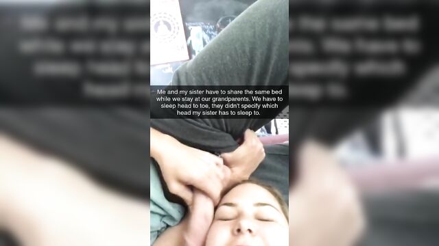 Brother and sister have to share the same bed family taboo - 1 image