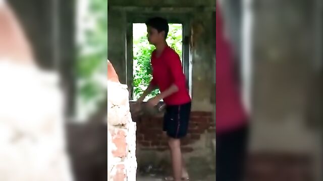 Indian village boy fucking his own mother outdoor - 5 image