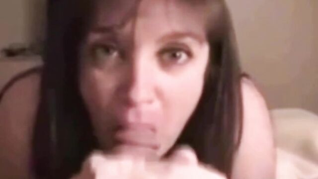 Mature mommy gives her son a blowjob - 2 image