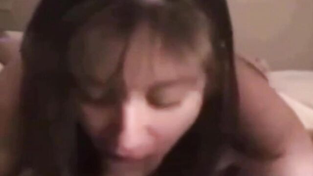 Mature mommy gives her son a blowjob - 4 image