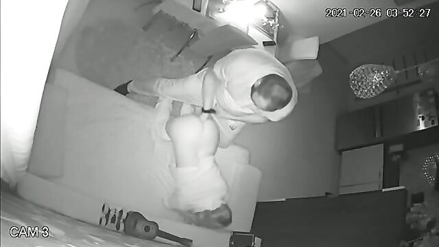 Incest sex with daughter & father caught on hidden camera