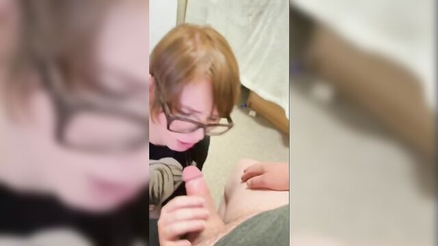 Tomboy Daughter Works the Nut Out of a Cock