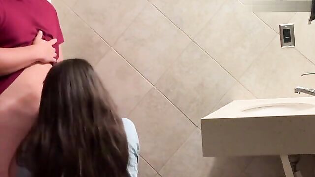 A Real Brother And Sister Almost Got Caught Having incest Sex In The Bathroom - 2 image