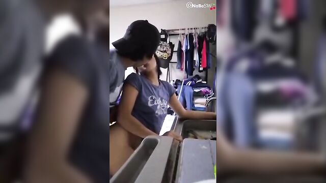 Horny Sister is washing the dishes with Brother - 5 image