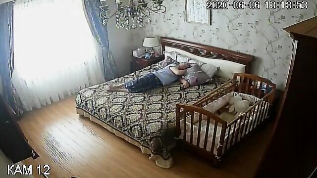 Hacked IP Cam Real Incest Sex with Daughter and Daddy - 1 image