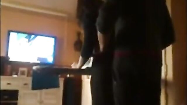 Dad quickie sex with daughter homemade - 1 image