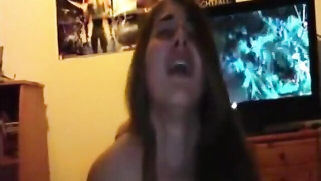 Real brother sister couple fucking while parents are away for the night homemade