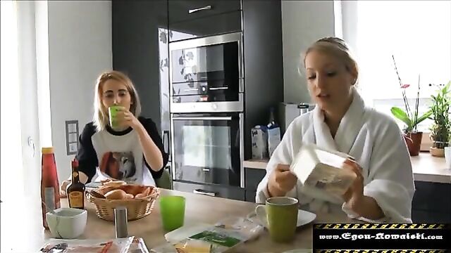 Father Fucking daughter and her shocked girlfriend - 1 image