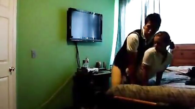 Sister gives blowjob to her brother, Rare incest sex - 5 image